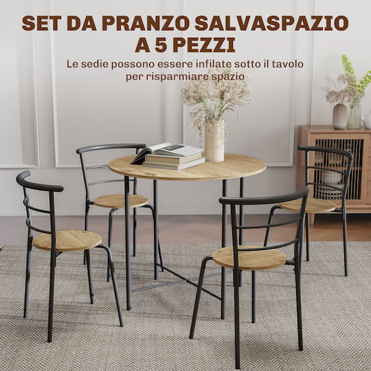 Dining Room 5pcs 85x85cm