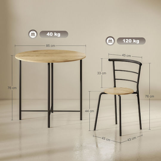 Dining Room 5pcs 85x85cm