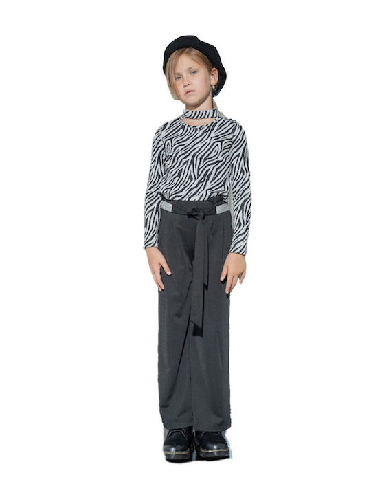 Kinder-Set mit Hose Winter 2Stück Black