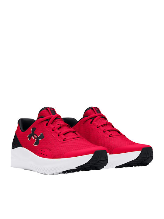Surge 4 Kids Sports Shoes Running with Laces Red