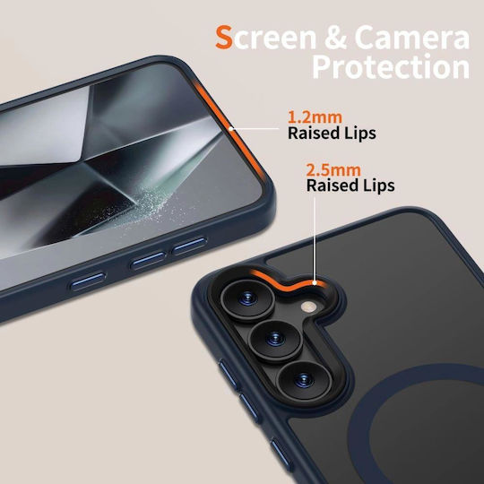 Tech-Protect Magmat Back Cover Silicone / Plastic Transparent (Galaxy S25)