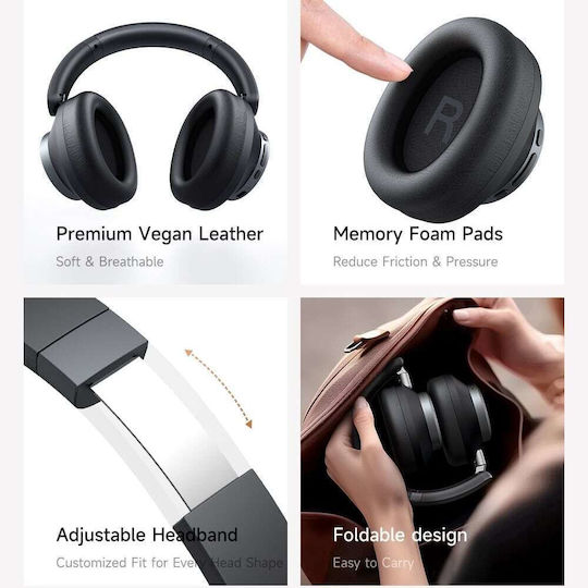 Mcdodo T03 Fără fir Bluetooth Over Ear Căști cu 60 ore de Funcționare Bej