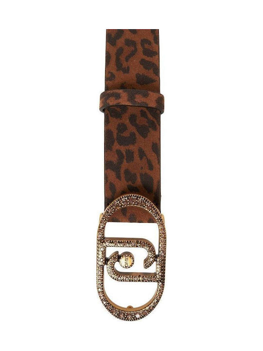 Leather Women's Belt Gold