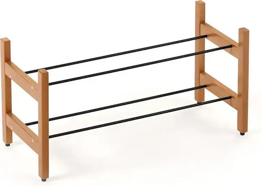 Metall Schuhschrank aus Massivholz 66x28x33cm