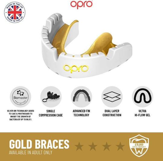 Μασέλα Opro Gold Σιδεράκια Black Gold