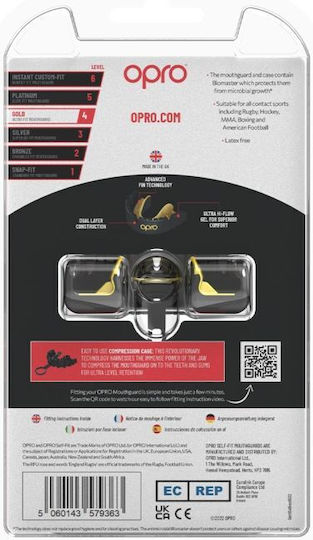 Μασέλα Opro Gold Σιδεράκια Black Gold