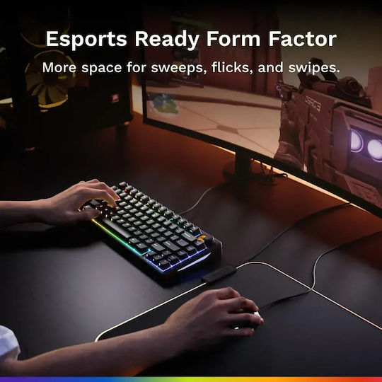 Glorious GMBK Gaming Keyboard 75% with RGB lighting (English US)