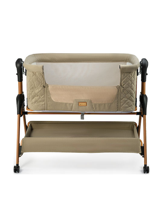 ONINO Cradle-Park with Mattress and Wheels Brown