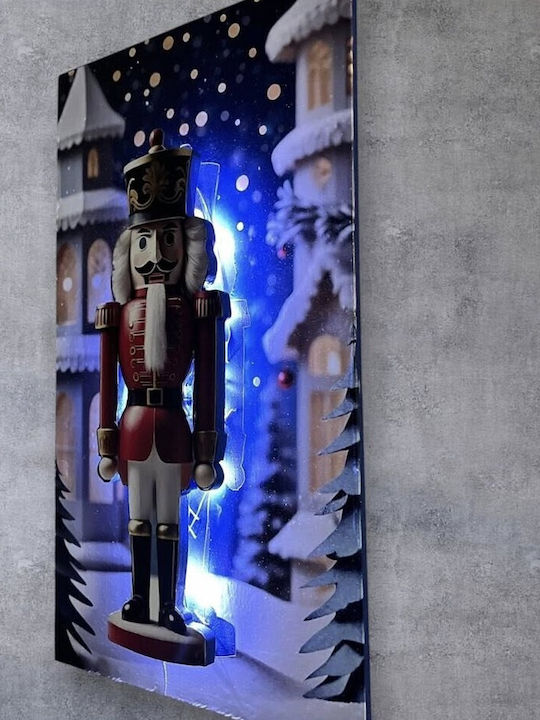 Wooden Illuminated 3D Nutcracker