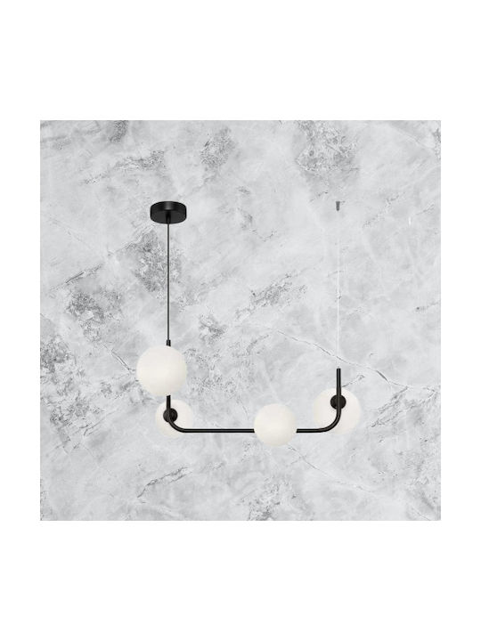 Lampa Lustră Negru