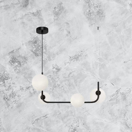 Lampa Lustră Negru