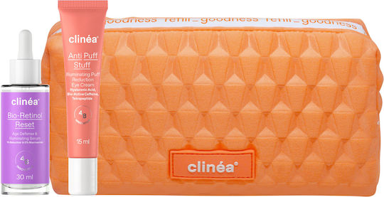 Clinea AntiAge Essentials Skin Care Set for Αnti-ageing & Brightening 3pcs