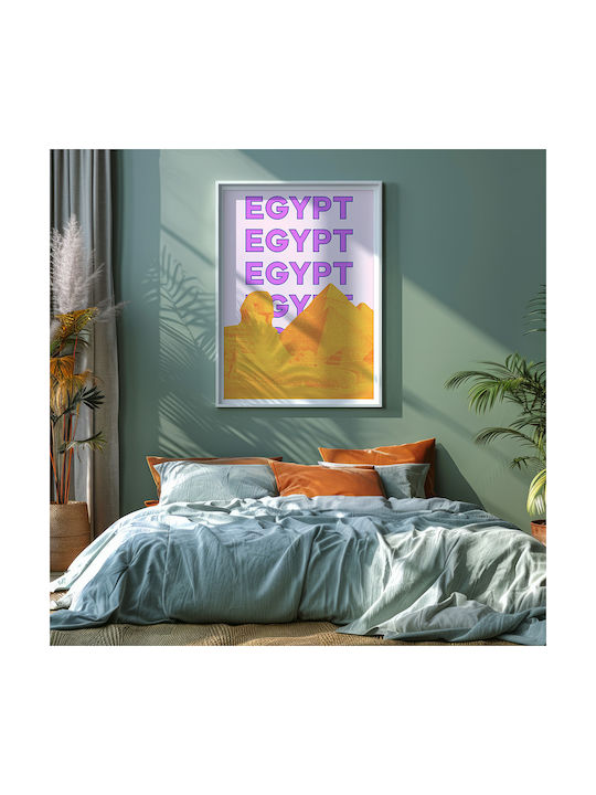 Poster Egypt Pop Art Pst25518 21cm X 30cm Λευκό Κάδρο Pvc