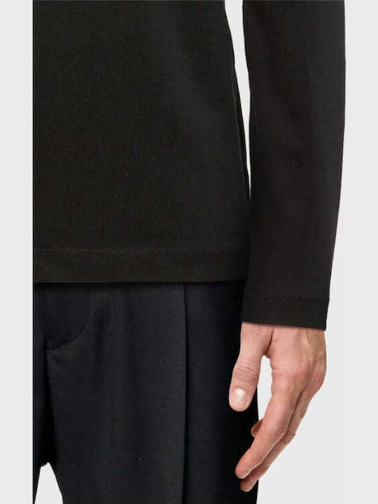 Langarm Bluse Black