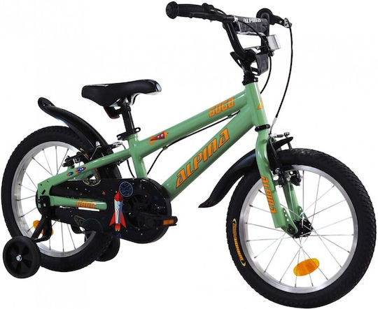 Alpina Gogo 14" Kids Bicycle BMX Green