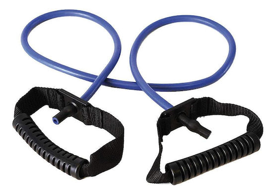 Sissel Fit-Tube Extra Strong Blue Λάστιχο Γυμναστικής Σωληνωτό Σκληρό με Λαβές Μπλε