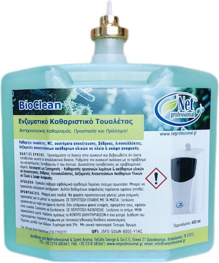 Net Professional Abflussreiniger Flüssigkeit Ersatzteil mit Duft Zitrone 600ml