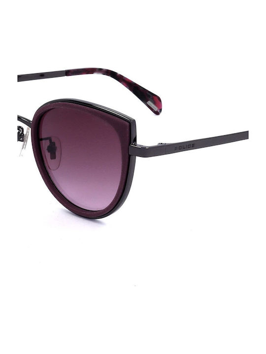 Police Women's Sunglasses with Pink Frame and Pink Lens SPLD83 0GL7