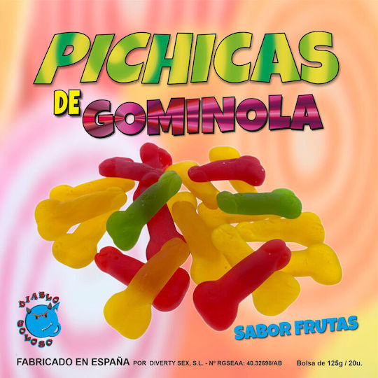 Dream Love Diablo Goloso Gummy Penis Cadou Erotic Comestibil Fructe 125gr 20 Bucăți