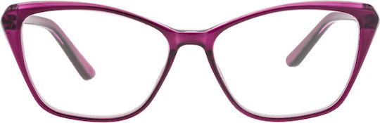 Brilo Women's Reading Glasses +1.50 in Purple color BR118PURPLE1.50