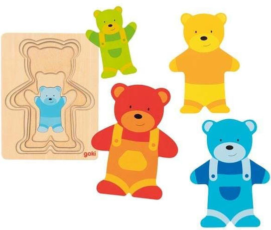 Holz Kinderpuzzle 5pcs Goki
