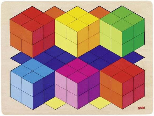 Ξύλινο Παιδικό Puzzle για 4+ Ετών 86pcs Goki