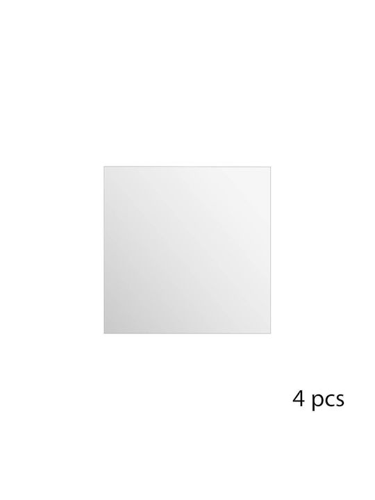 5Five Square Bathroom Mirror made of Metal 20x20cm