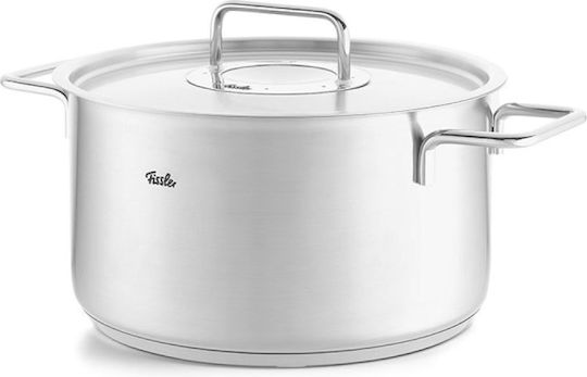 Fissler Pure Deep Stainless Steel Pot 6.3lt / 24cm