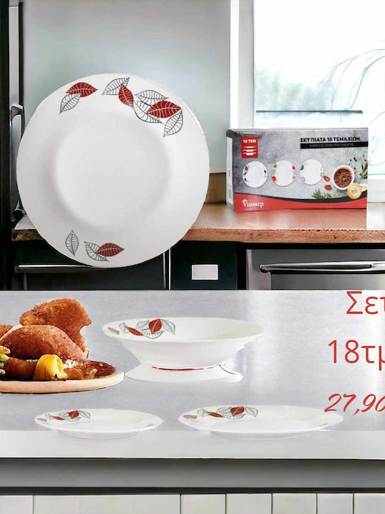 Viosarp No23020 Porcelain Dinnerware Set 18pcs