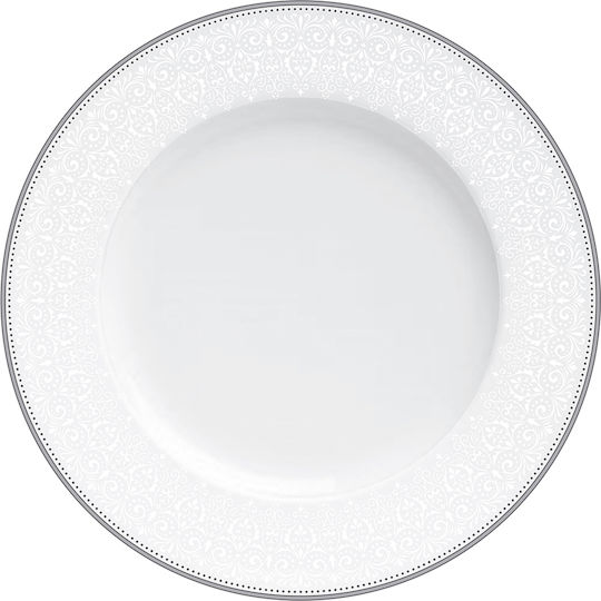 Cryspo Trio Dalia White Porcelain Dinnerware Set 43.8360.40 20pcs