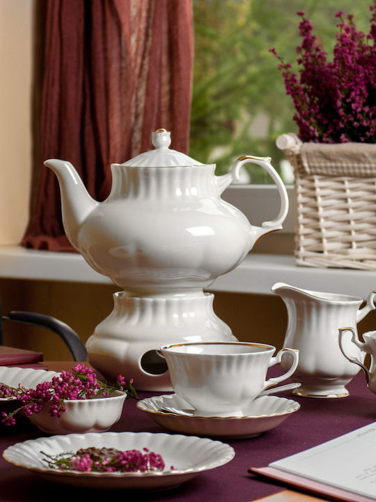 Cryspo Trio Ivona Platin Porcelain Dinnerware Set 20pcs