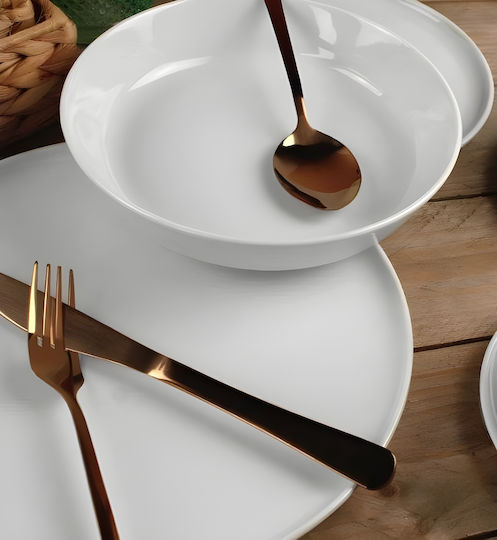 Lubiana White Porcelain Dinnerware Set 20pcs