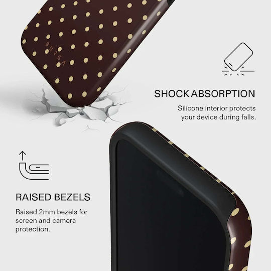 Burga Fashion Tough Back Cover Plastic Silicone 2mm iPhone 17 Pro