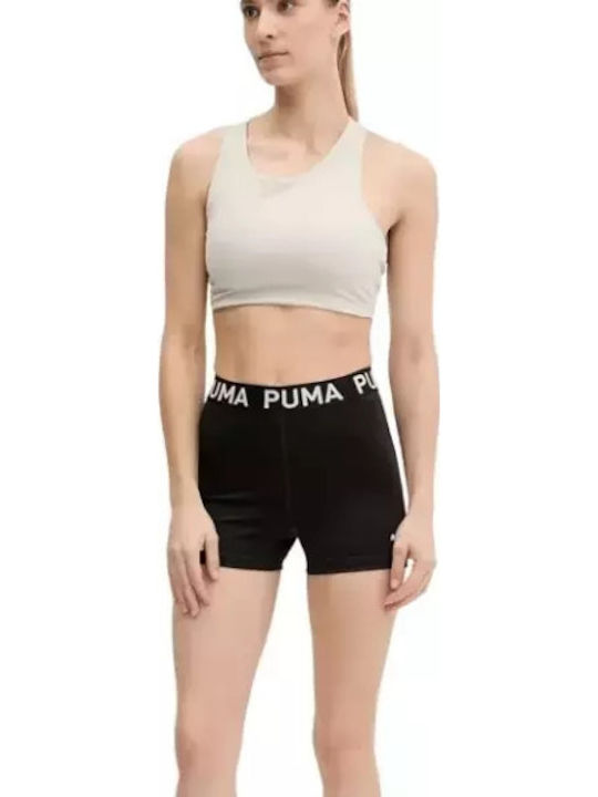 Strong Schulung Frauen Kurze Hosen Leggings Hochgeschnitten Black