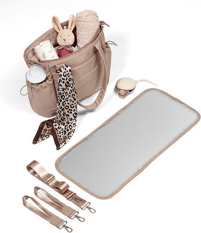 Babyono Shoulder Bag / Handbag Diaper Bag Cami Beige 45x12x30cm