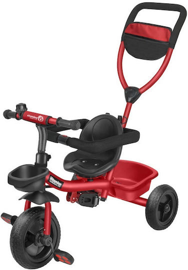 Vitamina G Vitamina G Kinderdreirad Wandelbar mit Elterngriff 5 in 1 für 10 Monate Rot