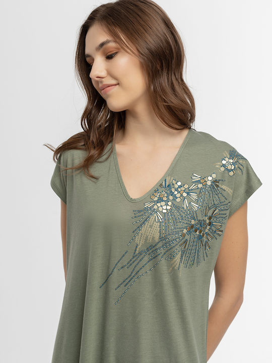 Pen-ky Summer Women's Khaki Nightgown
