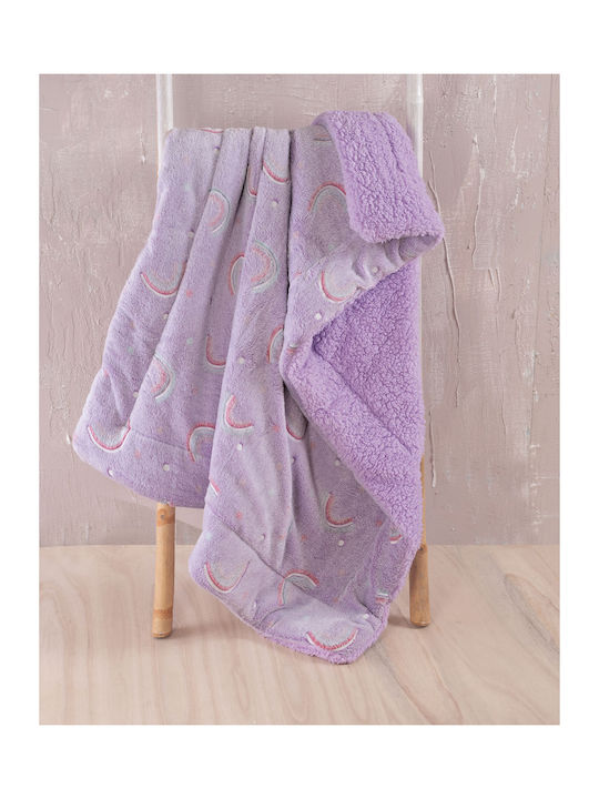 Rythmos Blanket Nelie Lilac 160x220cm