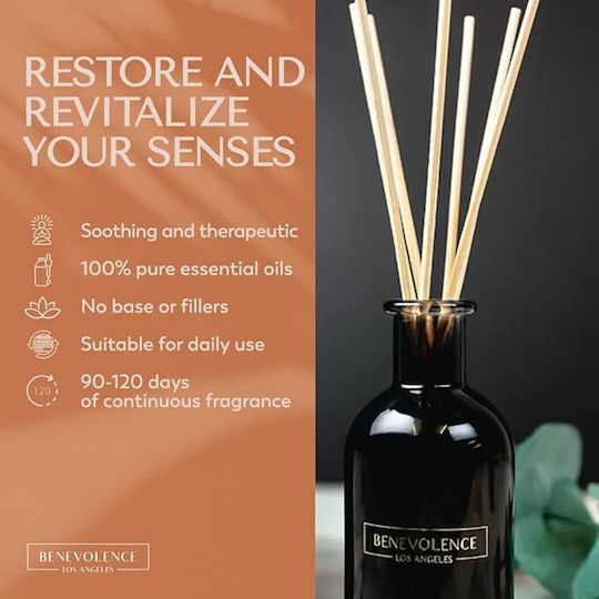 Benevolence LA Σετ Diffuser με Άρωμα Λεβάντα 120ml