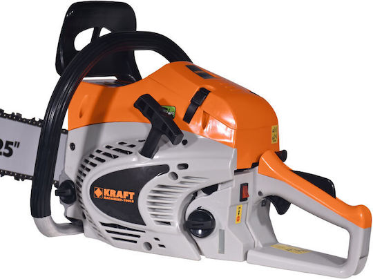 Kraft Αλυσοπρίονο Βενζίνης 3hp 5.5kg με Λάμα 50cm και Easy Start