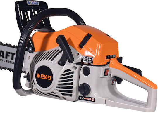 Kraft Gasoline Chainsaw 6.9kg with Blade Carving Blade 50cm