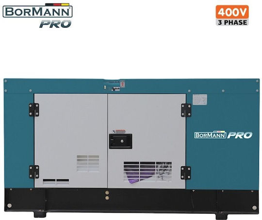 Bormann BGB9900 Τριφασική Αθόρυβη Γεννήτρια Πετρελαίου Τετράχρονη με Ηλεκτρική Μίζα και Μέγιστη Ισχύ 13.7kVA