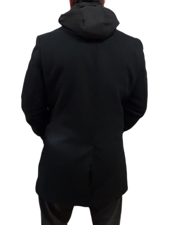 Herren Mantel Black