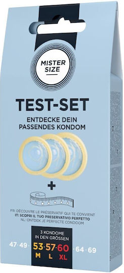 Mister Size Condoms 1pc 60mm for Large Sizes Natural Vegan