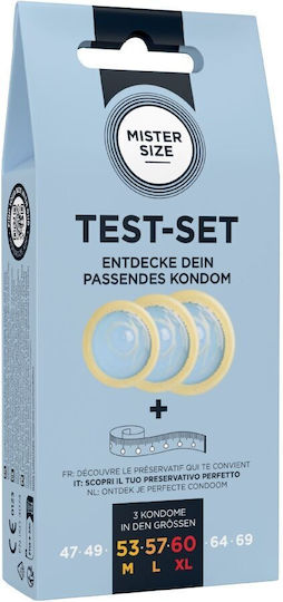 Mister Size Condoms 1pc 60mm for Large Sizes Natural Vegan