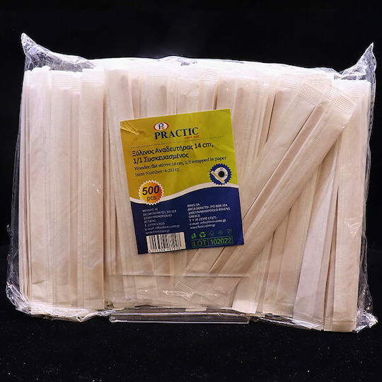 Practic Drink Stirrer 14cm 500pcs White