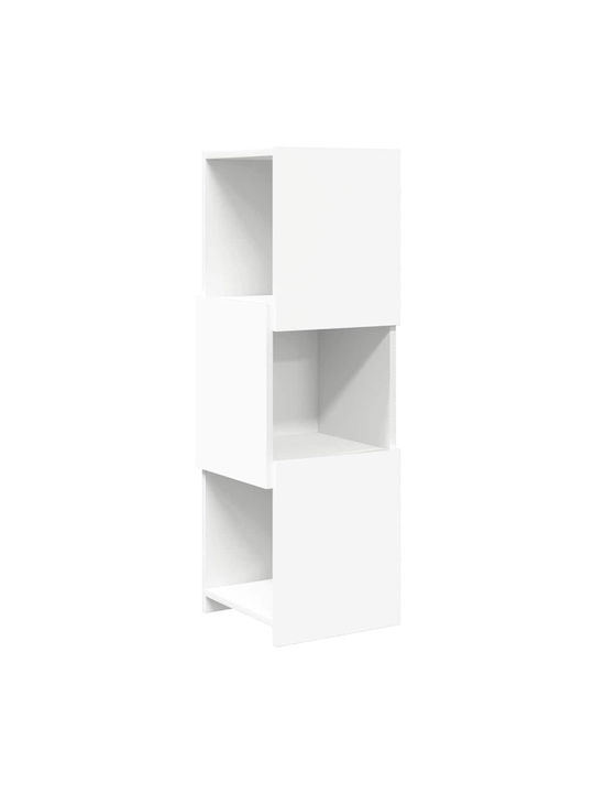 Office Storage Chipboard Cabinet White L30.5xW30xH95cm