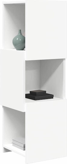 Büroaufbewahrungsschublade und -schrank Holzweiß 30,5x30x95cm