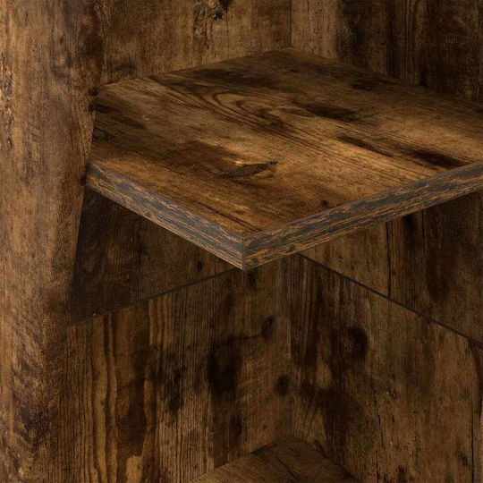 Büroaufbewahrungsschublade und -schrank Holzschatten Eiche 27,5x27x140cm