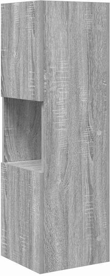 Дървен Бюро Шкаф Бял 30.5x30x65см